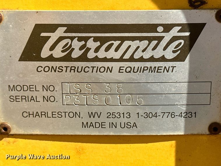 image for item OC9452 2003 Terramite TSS38  broom