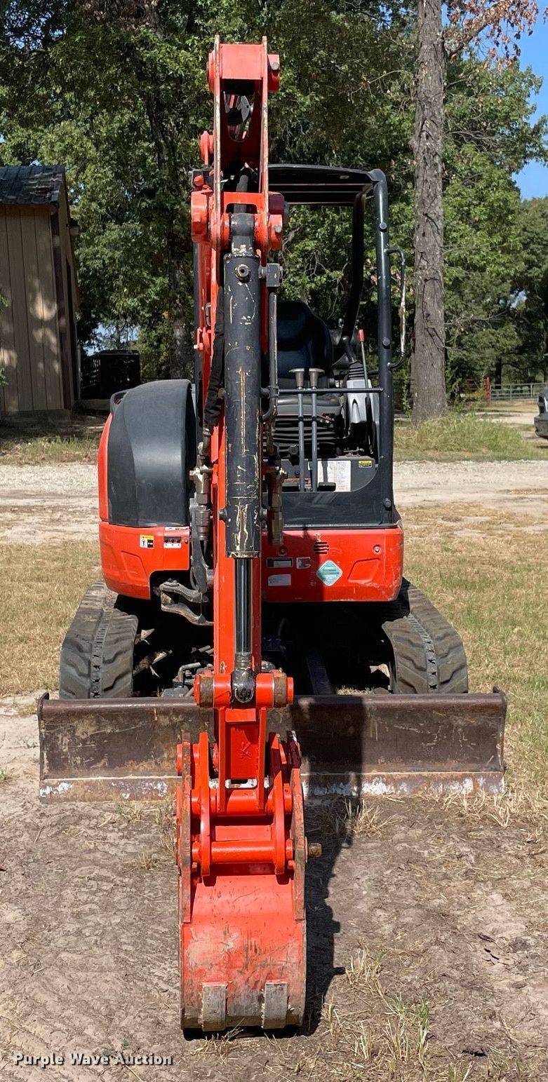 2014 Kubota U354 mini excavator in Alba, TX Item NT9509 for sale