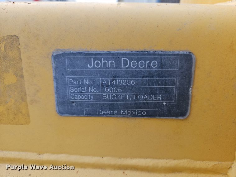 image for item DP2415 John Deere AT413236  loader bucket