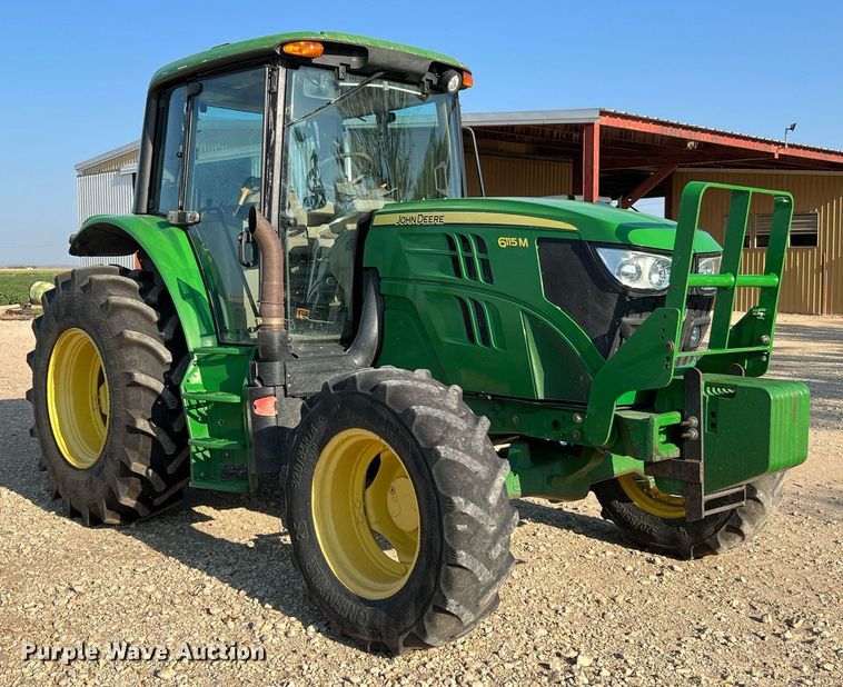 image for item DQ2191 2015 John Deere 6115M  MFWD tractor