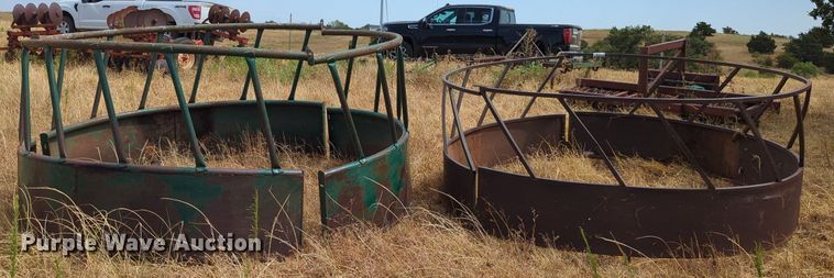 image for item DR6999 (2) hay bale feeders