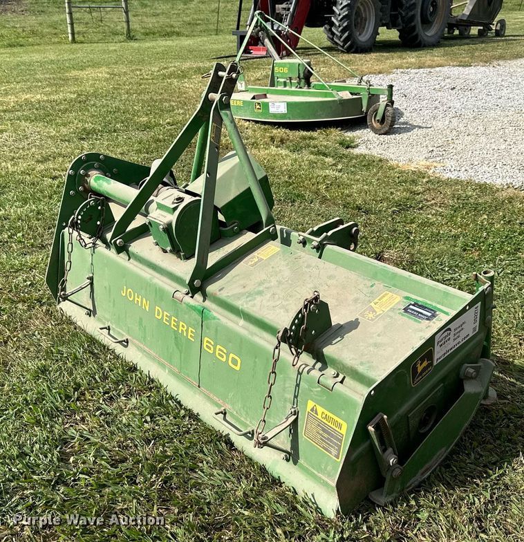 image for item DS2274 John Deere 660  rototiller