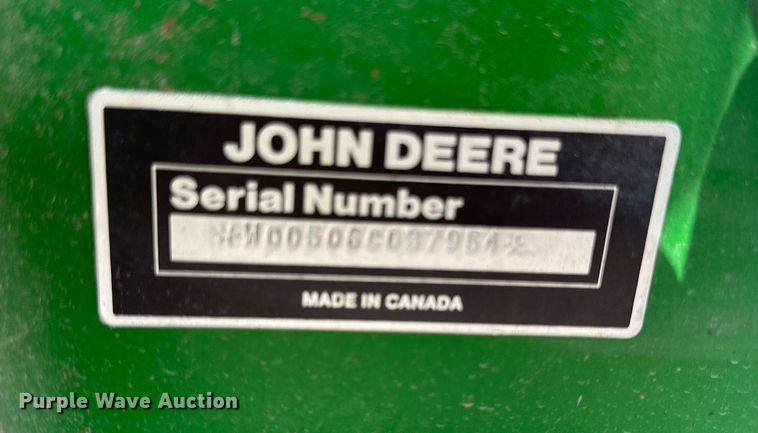 image for item DS2278 John Deere  506 rotary mower