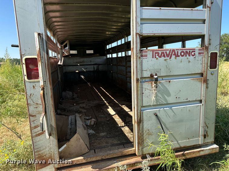 image for item DS7141 1988 Travalong  livestock trailer