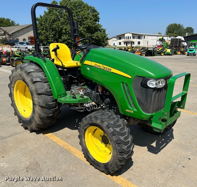 image for item JD9033 2011 John Deere 4105  MFWD tractor