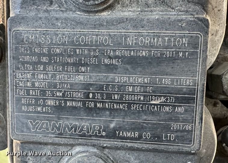 image for item JD9033 2011 John Deere 4105  MFWD tractor