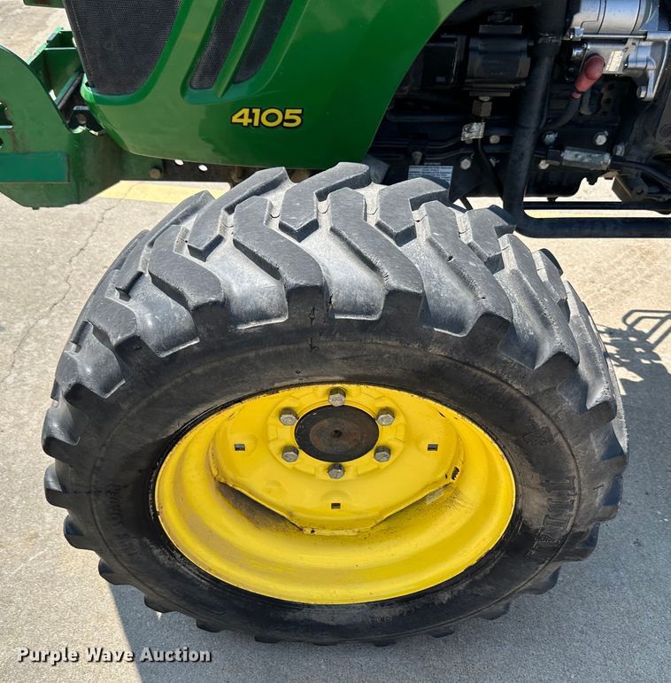 image for item JD9033 2011 John Deere 4105  MFWD tractor