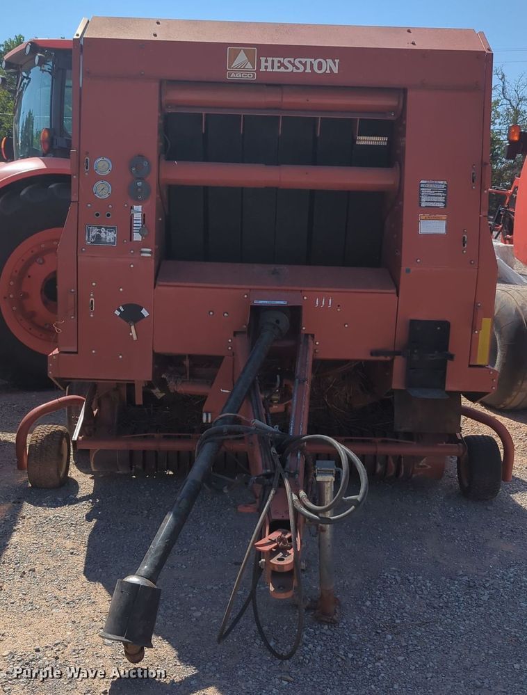image for item KB9393 Hesston 845  round baler