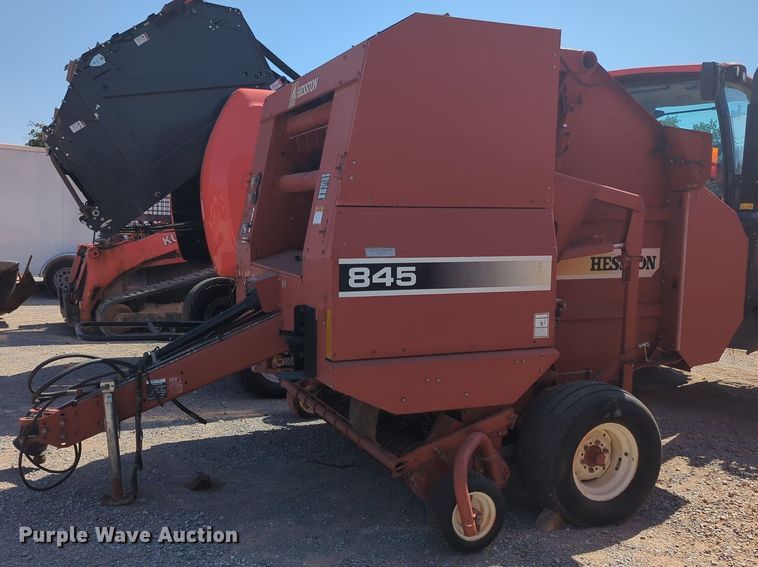 image for item KB9393 Hesston 845  round baler