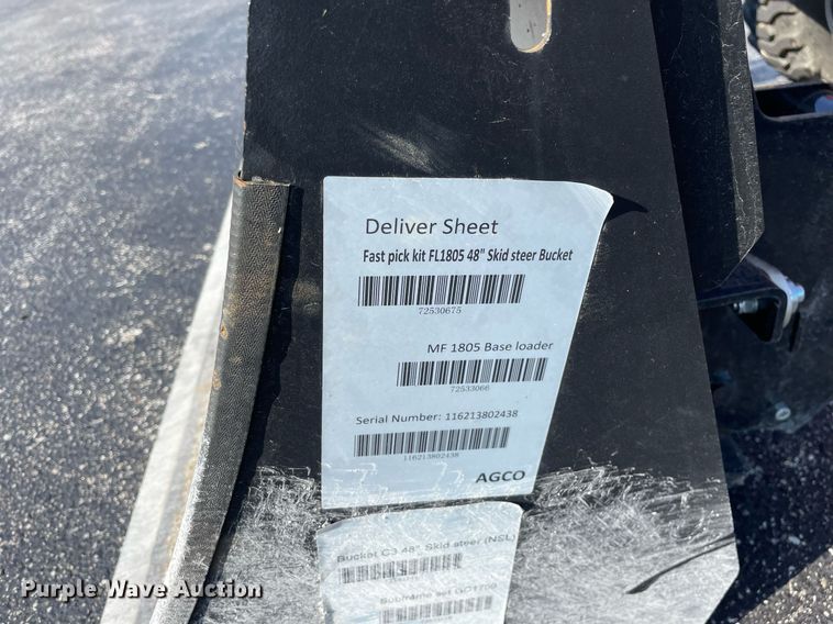 image for item LV9803 2022 Massey Ferguson GC1723  MFWD tractor