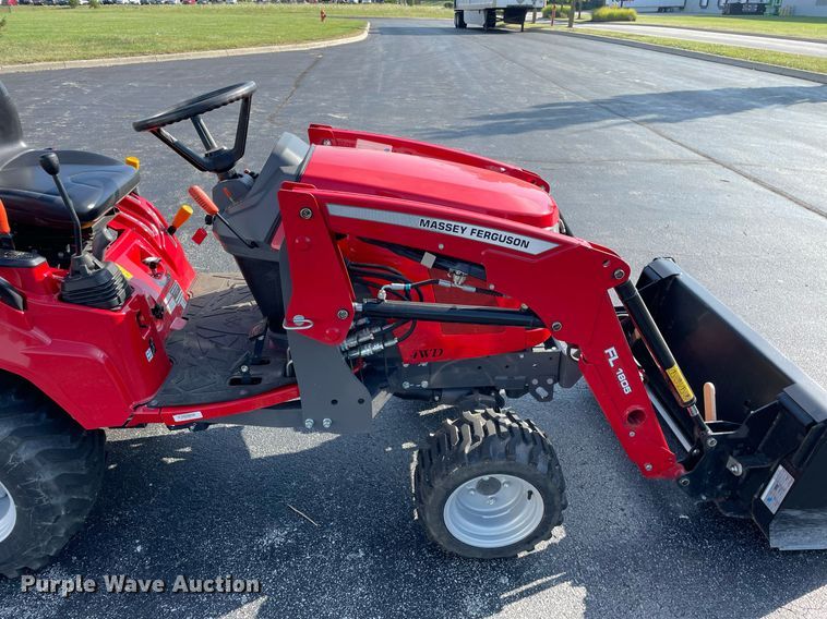 image for item LV9803 2022 Massey Ferguson GC1723  MFWD tractor