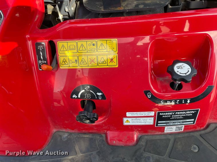 image for item LV9803 2022 Massey Ferguson GC1723  MFWD tractor