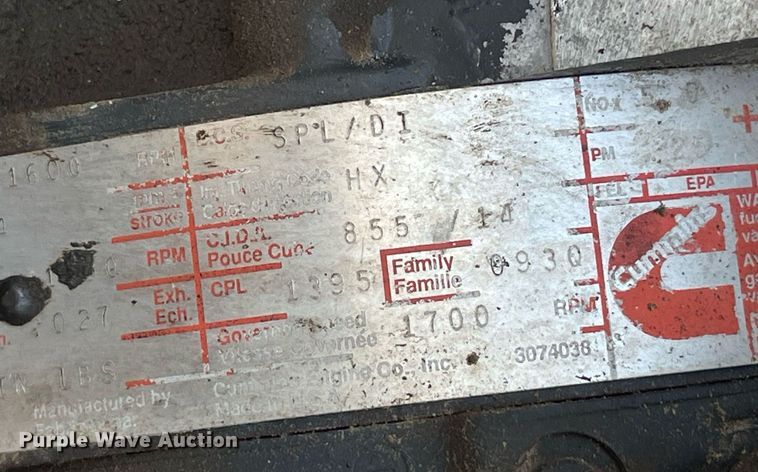 image for item MG9427 1992 White GMC WCM  grain truck