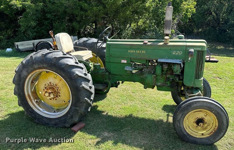 image for item ML9264 1958 John Deere 420  tractor