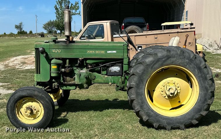 image for item ML9264 1958 John Deere 420  tractor