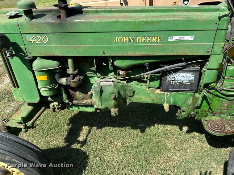 image for item ML9264 1958 John Deere 420  tractor