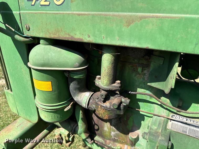 image for item ML9264 1958 John Deere 420  tractor