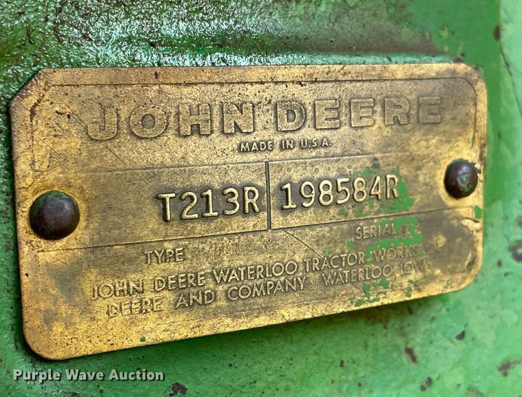 image for item NT9525 1968 John Deere 4020  tractor