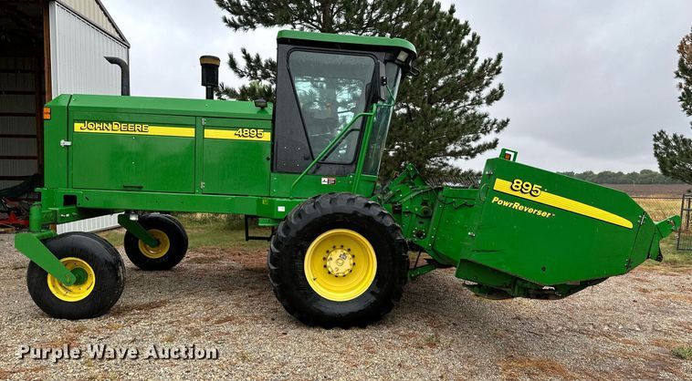 image for item NX9701 2004 John Deere 4895  swather / windrower