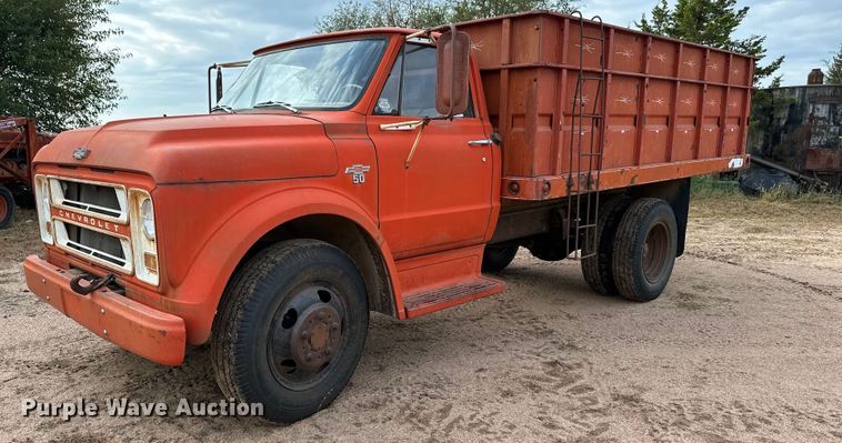 image for item NX9723 1967 Chevrolet C50  grain truck