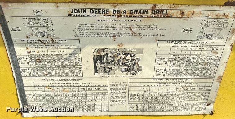 image for item NX9726 John Deere DRA  grain drill