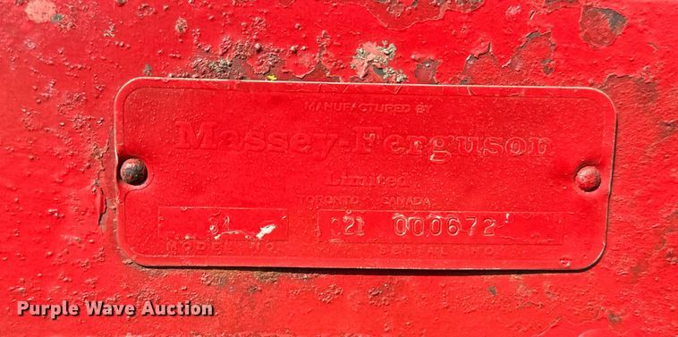 image for item NX9728 Massey Ferguson 84  plow