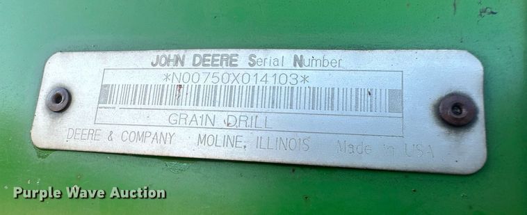 image for item OC9508 John Deere 750  grain drill