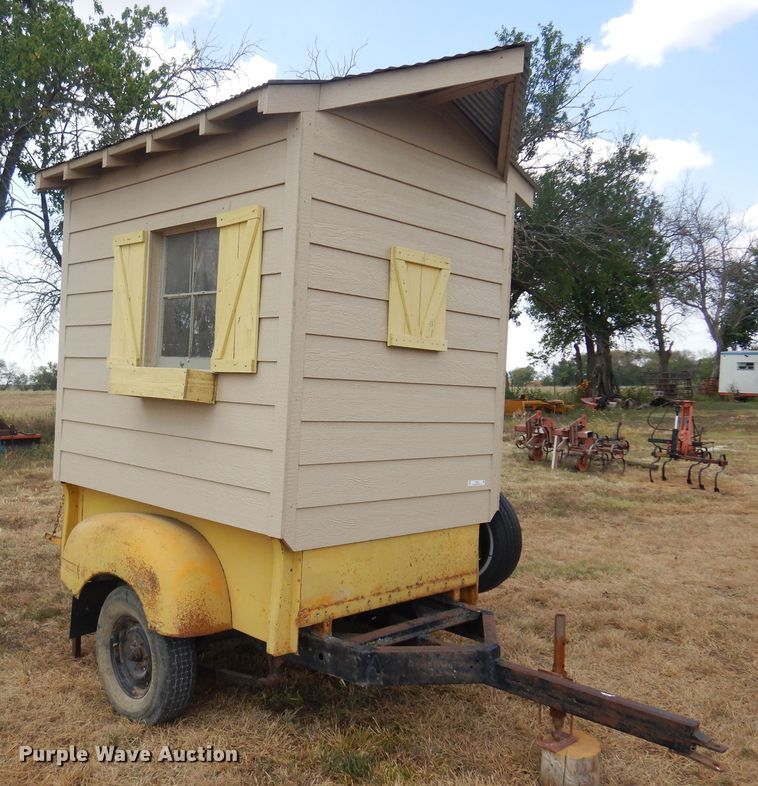 image for item OF9393 Shop built  pickup bed trailer