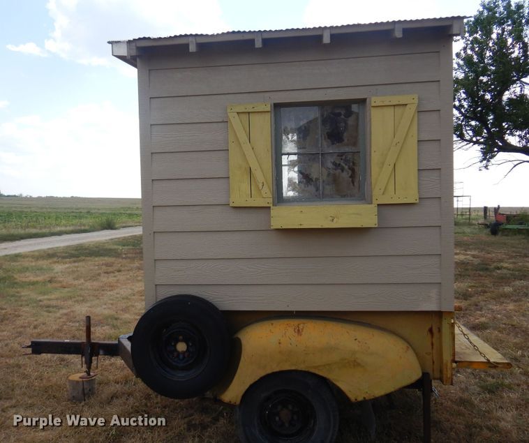 image for item OF9393 Shop built  pickup bed trailer