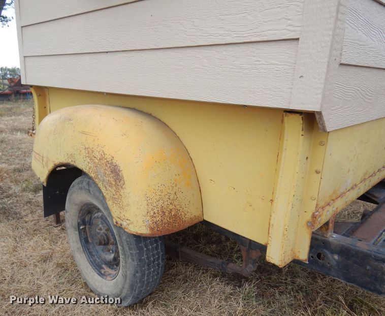 image for item OF9393 Shop built  pickup bed trailer