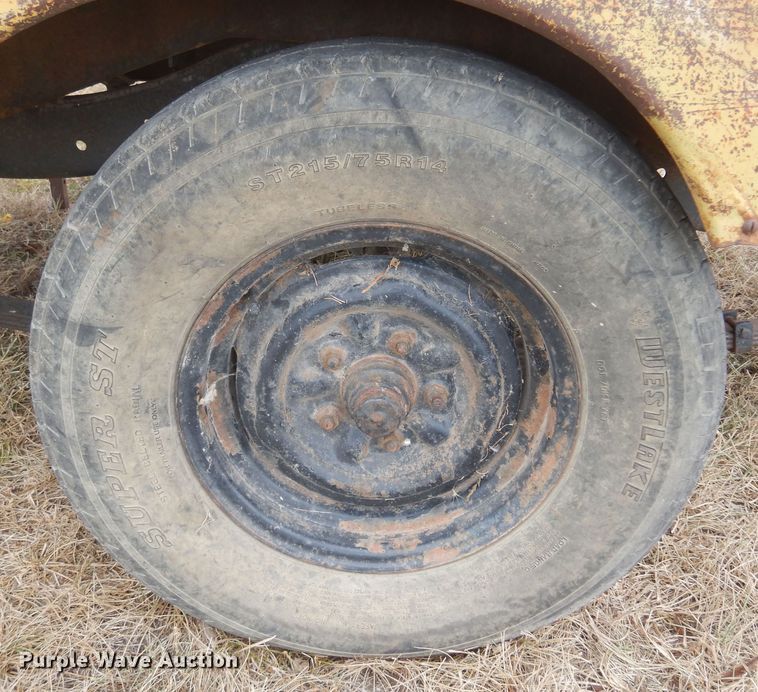 image for item OF9393 Shop built  pickup bed trailer