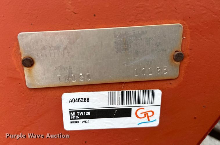 image for item OG9231 Rhino TW120  rotary mower