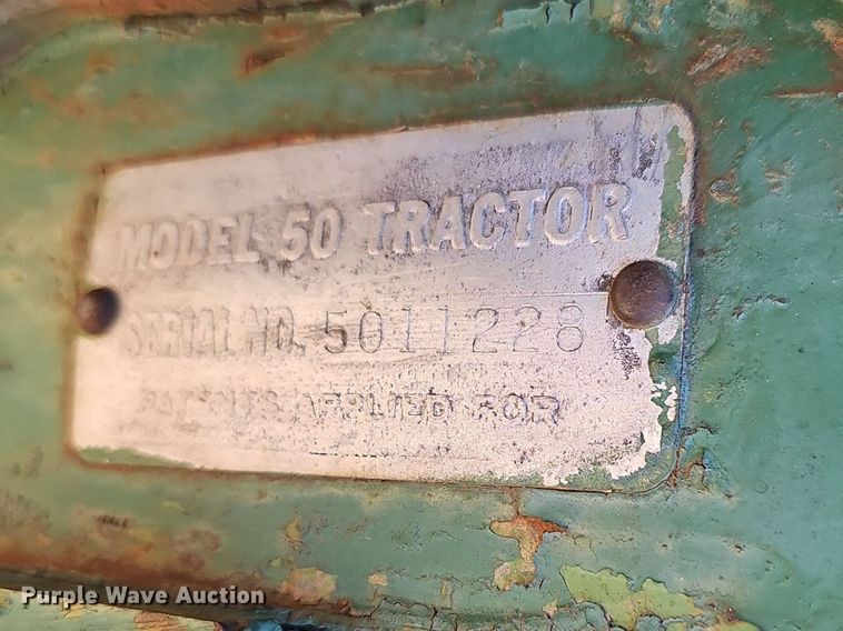 image for item OG9322 1953 John Deere 50  tractor