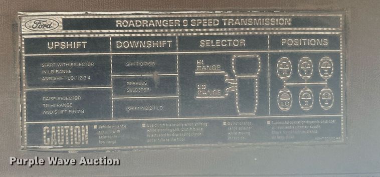 image for item DJ6311 1994 Ford LTLS9000  semi truck