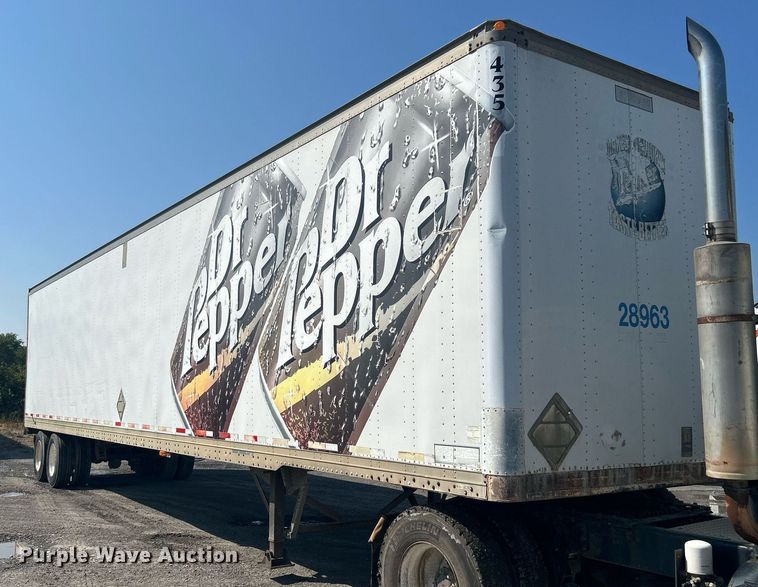 image for item DJ6329 1993 Monon Corporation 1A3-32-A2-48W  dry van trailer