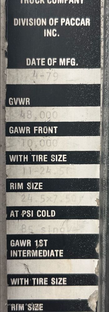 image for item DP2056 1979 Kenworth W900A  semi truck