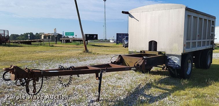 image for item DP5243 1993 Shop built  end dump pup trailer