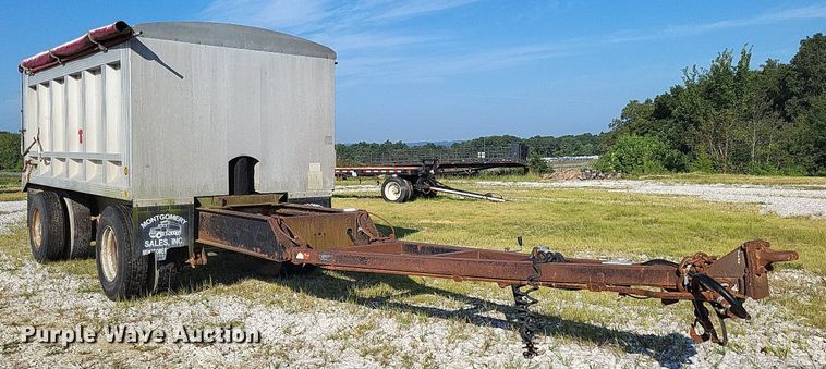 image for item DP5243 1993 Shop built  end dump pup trailer