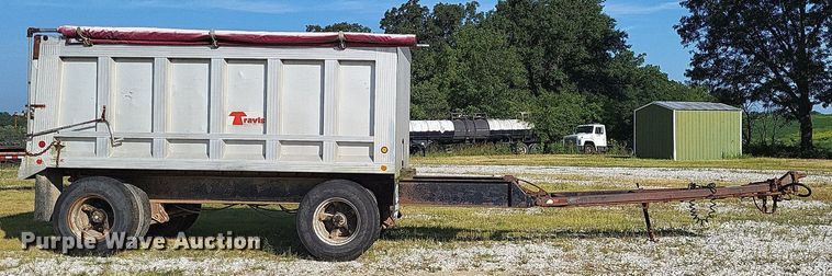 image for item DP5243 1993 Shop built  end dump pup trailer