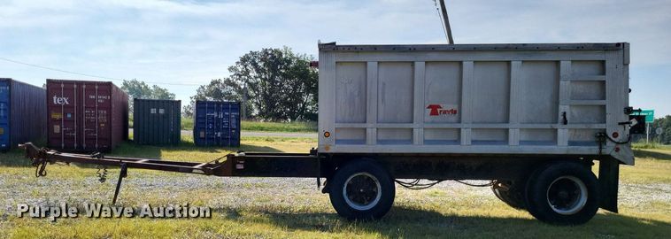 image for item DP5243 1993 Shop built  end dump pup trailer
