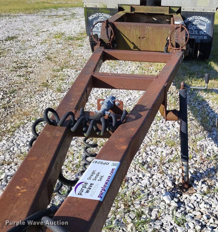 image for item DP5243 1993 Shop built  end dump pup trailer