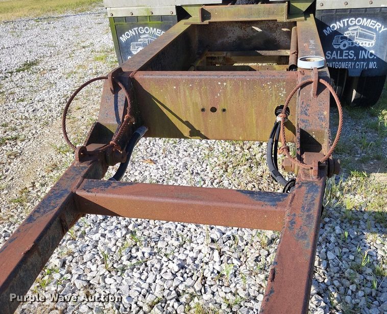 image for item DP5243 1993 Shop built  end dump pup trailer