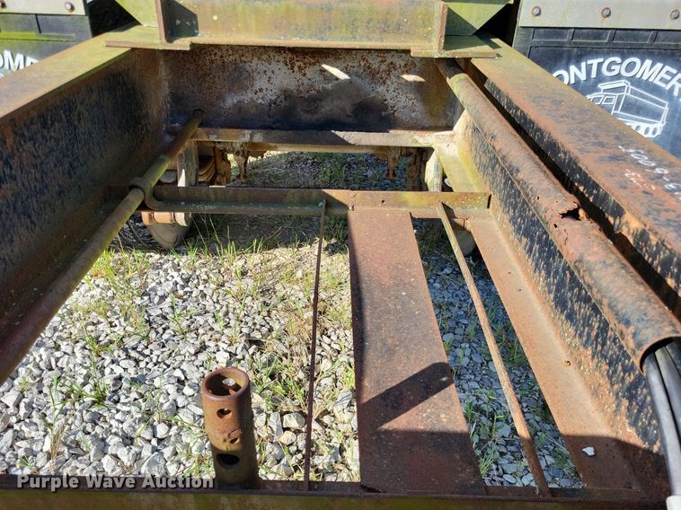 image for item DP5243 1993 Shop built  end dump pup trailer