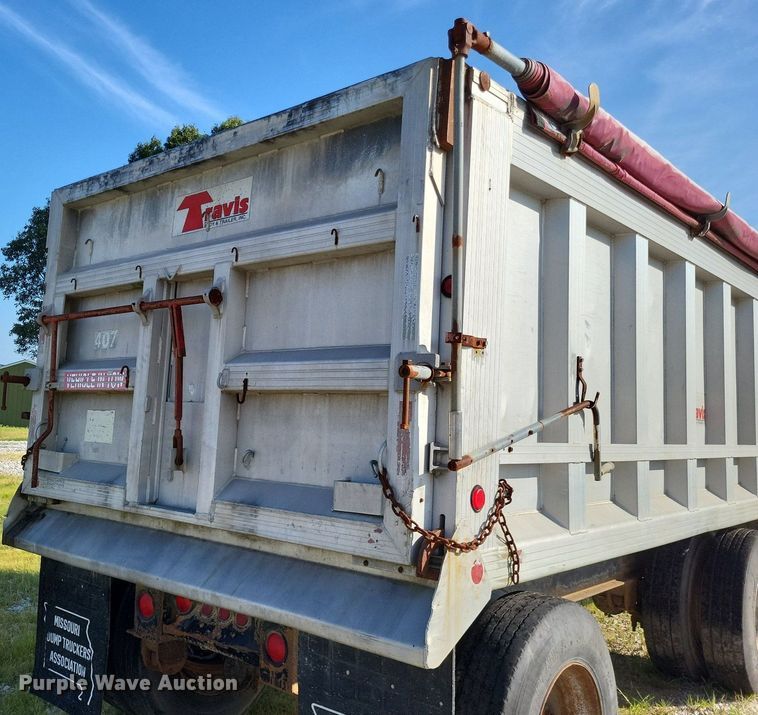 image for item DP5243 1993 Shop built  end dump pup trailer