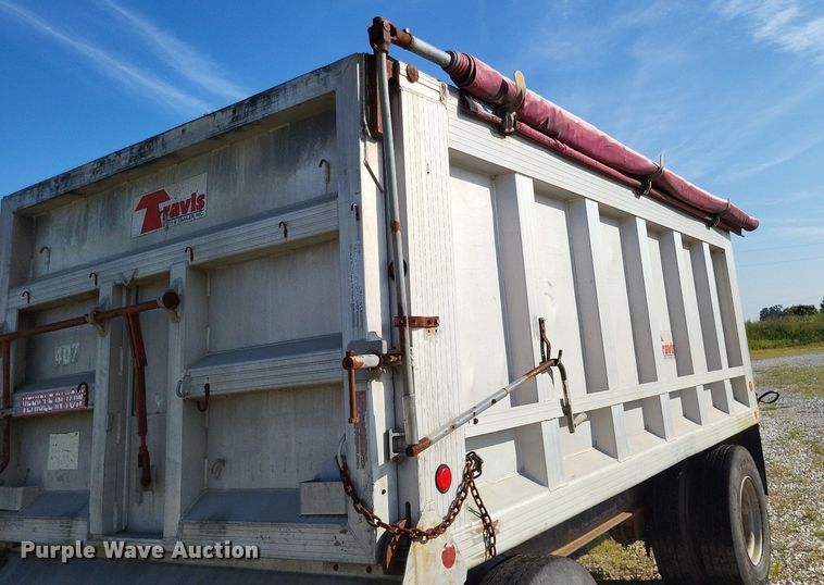 image for item DP5243 1993 Shop built  end dump pup trailer
