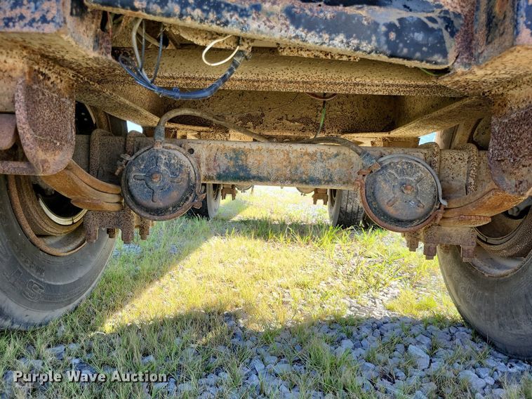 image for item DP5243 1993 Shop built  end dump pup trailer