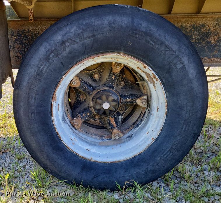 image for item DP5243 1993 Shop built  end dump pup trailer