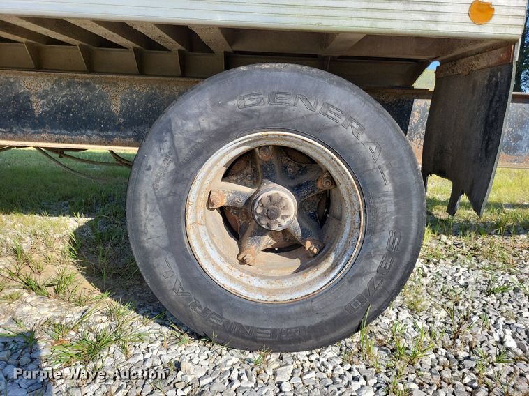image for item DP5243 1993 Shop built  end dump pup trailer