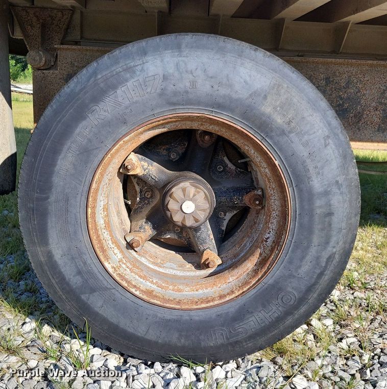 image for item DP5243 1993 Shop built  end dump pup trailer