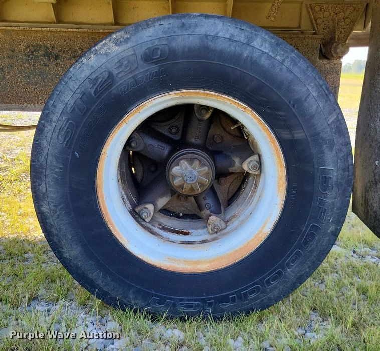 image for item DP5243 1993 Shop built  end dump pup trailer